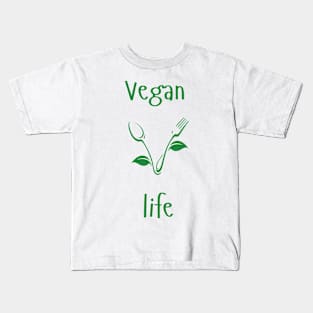 vegan life Kids T-Shirt